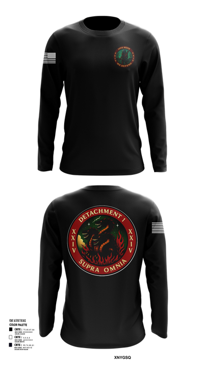 Detachment 1, 24th MDSB 49802931 Long Sleeve Performance Shirt 101