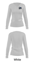 Jefferson Davis County High School Track & Field 533121 Women's Long Sleeve V-neck Shirt - 11