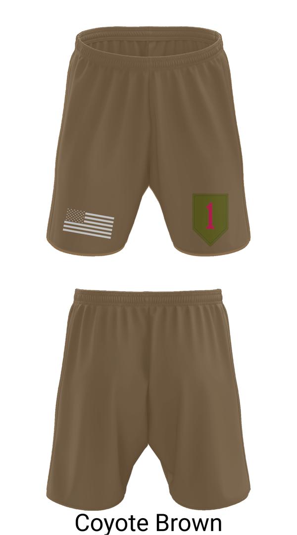 Athletic Shorts With Pockets, 1st Infantry Division, Army, Teamtime, Team time, sublimation, custom sports apparel, team uniforms, spirit wear, spiritwear, sports uniforms, custom shirts, team store, custom team store, fundraiser sports, apparel fundraiser