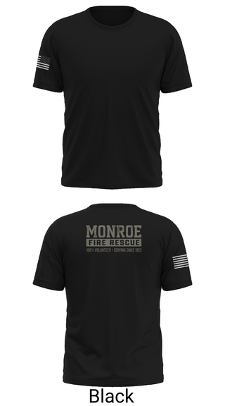 Old School Cotton Feel Shirt, Monroe Fire Rescue, Fire Department, Teamtime, Team time, sublimation, custom sports apparel, team uniforms, spirit wear, spiritwear, sports uniforms, custom shirts, team store, custom team store, fundraiser sports, apparel fundraiser