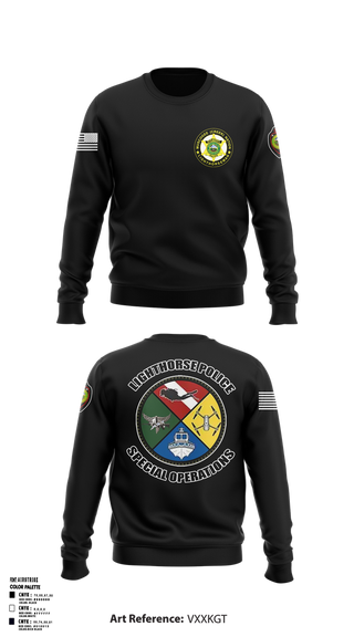 Crew Neck Sweatshirt, Muscogee Nation Special Operations, , Teamtime, Team time, sublimation, custom sports apparel, team uniforms, spirit wear, spiritwear, sports uniforms, custom shirts, team store, custom team store, fundraiser sports, apparel fundraiser