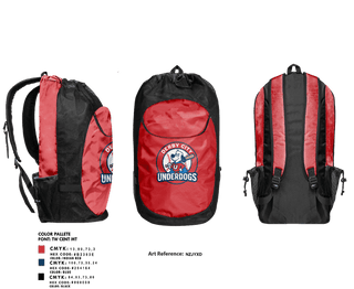 Gear Bag, Underdogs, Baseball, Teamtime, Team time, sublimation, custom sports apparel, team uniforms, spirit wear, spiritwear, sports uniforms, custom shirts, team store, custom team store, fundraiser sports, apparel fundraiser