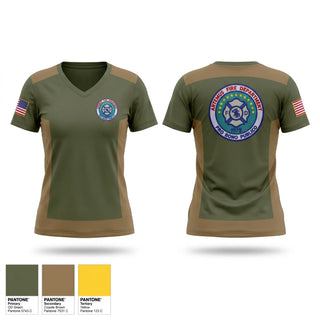 Womens Short Sleeve Vneck Shirt, Artemus fire department, Fire Department, Teamtime, Team time, sublimation, custom sports apparel, team uniforms, spirit wear, spiritwear, sports uniforms, custom shirts, team store, custom team store, fundraiser sports, apparel fundraiser