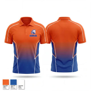 Short Sleeve Performance Polo, GVYF Broncos, , Teamtime, Team time, sublimation, custom sports apparel, team uniforms, spirit wear, spiritwear, sports uniforms, custom shirts, team store, custom team store, fundraiser sports, apparel fundraiser