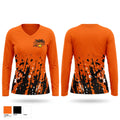 Bombers Women's Long Sleeve V-neck Shirt - 1