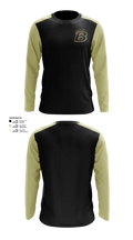 Bonnabel High School Bruins 6140888 Long Sleeve Performance Shirt 1