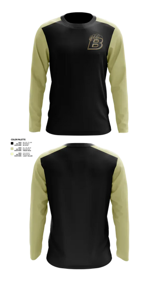 Long Sleeve Performance Shirt, Bonnabel High School Bruins, Baseball, Teamtime, Team time, sublimation, custom sports apparel, team uniforms, spirit wear, spiritwear, sports uniforms, custom shirts, team store, custom team store, fundraiser sports, apparel fundraiser