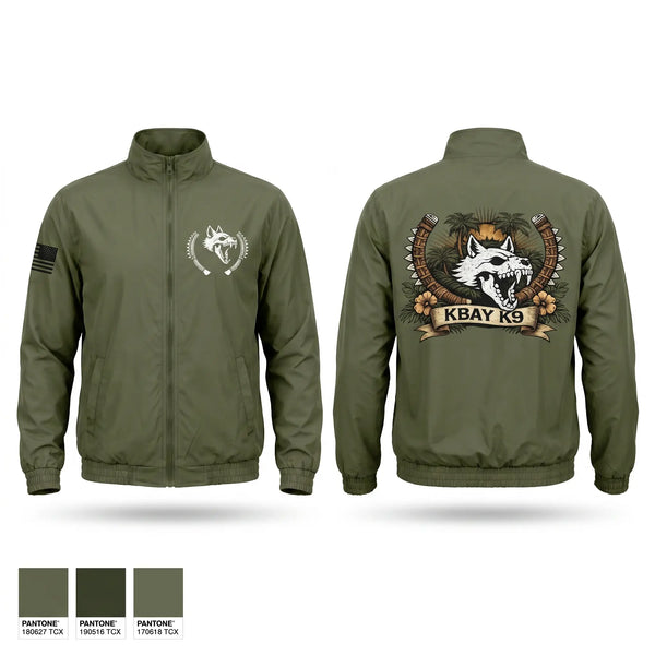 Windbreaker, MCBH PMO K9, Marines, Teamtime, Team time, sublimation, custom sports apparel, team uniforms, spirit wear, spiritwear, sports uniforms, custom shirts, team store, custom team store, fundraiser sports, apparel fundraiser