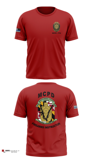 Short Sleeve Performance Shirt, Montgomery County Police Department - Firearms Training Unit, Police, Teamtime, Team time, sublimation, custom sports apparel, team uniforms, spirit wear, spiritwear, sports uniforms, custom shirts, team store, custom team store, fundraiser sports, apparel fundraiser