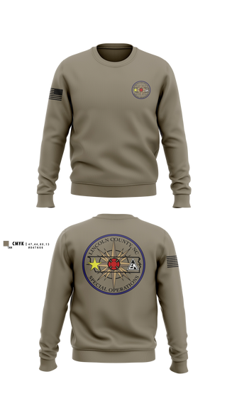 Crew Neck Sweatshirt, Lincoln County Special Operations, Police, Teamtime, Team time, sublimation, custom sports apparel, team uniforms, spirit wear, spiritwear, sports uniforms, custom shirts, team store, custom team store, fundraiser sports, apparel fundraiser