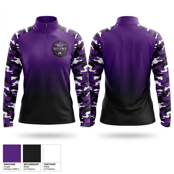 Quarter Zip Jacket, WBC Silent Hunters, Softball, Teamtime, Team time, sublimation, custom sports apparel, team uniforms, spirit wear, spiritwear, sports uniforms, custom shirts, team store, custom team store, fundraiser sports, apparel fundraiser