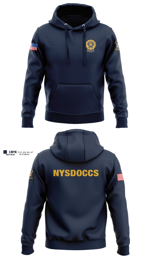 Hoodie, NYSDOCCS, Police, Teamtime, Team time, sublimation, custom sports apparel, team uniforms, spirit wear, spiritwear, sports uniforms, custom shirts, team store, custom team store, fundraiser sports, apparel fundraiser