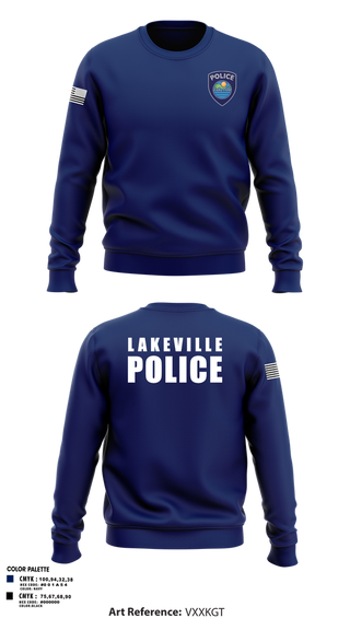Crew Neck Sweatshirt, Lakeville Police Department, , Teamtime, Team time, sublimation, custom sports apparel, team uniforms, spirit wear, spiritwear, sports uniforms, custom shirts, team store, custom team store, fundraiser sports, apparel fundraiser