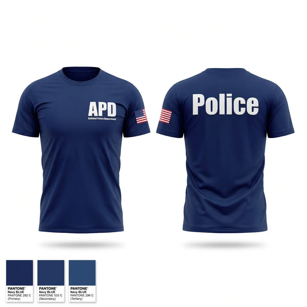 Short Sleeve Performance Shirt, Ashland Police Department, Police, Teamtime, Team time, sublimation, custom sports apparel, team uniforms, spirit wear, spiritwear, sports uniforms, custom shirts, team store, custom team store, fundraiser sports, apparel fundraiser