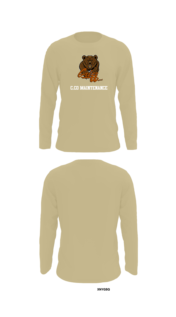 Long Sleeve Performance Shirt, C.co Maintenance, , Teamtime, Team time, sublimation, custom sports apparel, team uniforms, spirit wear, spiritwear, sports uniforms, custom shirts, team store, custom team store, fundraiser sports, apparel fundraiser