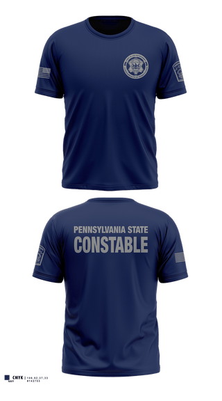 Short Sleeve Performance Shirt, Pennsylvania State Constable, Police, Teamtime, Team time, sublimation, custom sports apparel, team uniforms, spirit wear, spiritwear, sports uniforms, custom shirts, team store, custom team store, fundraiser sports, apparel fundraiser