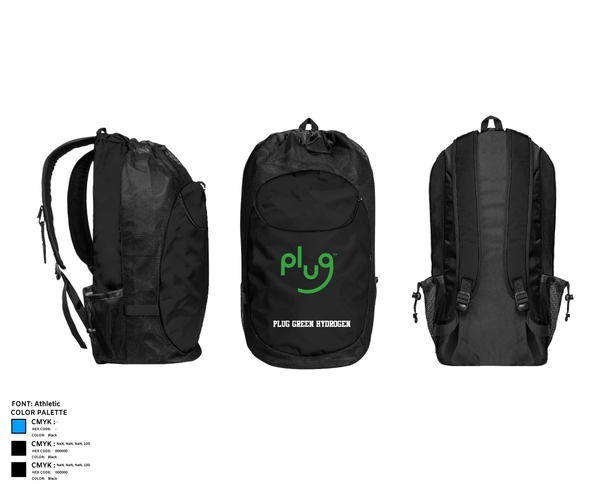 Gear Bag, Plug Green Hydrogen, , Teamtime, Team time, sublimation, custom sports apparel, team uniforms, spirit wear, spiritwear, sports uniforms, custom shirts, team store, custom team store, fundraiser sports, apparel fundraiser