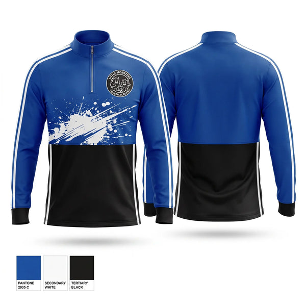 Quarter Zip Jacket, Little Monsters Soccer Academy, Men's Soccer, Teamtime, Team time, sublimation, custom sports apparel, team uniforms, spirit wear, spiritwear, sports uniforms, custom shirts, team store, custom team store, fundraiser sports, apparel fundraiser