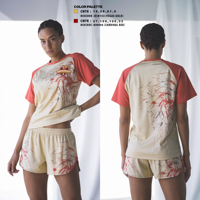 Carvers Bay Cheer 33008843 Women's Short Sleeve V-neck Shirt - 2
