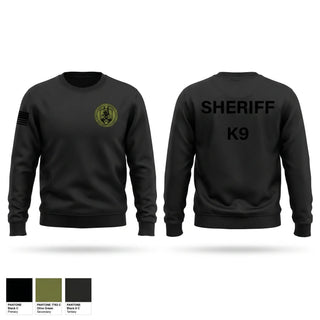Crew Neck Sweatshirt, Franklin County Sheriff Office K9, Police, Teamtime, Team time, sublimation, custom sports apparel, team uniforms, spirit wear, spiritwear, sports uniforms, custom shirts, team store, custom team store, fundraiser sports, apparel fundraiser