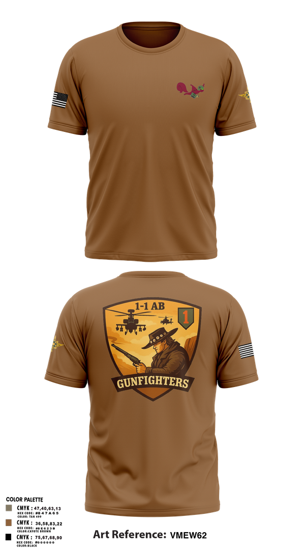 Old School Cotton Feel Shirt, 1-1 Attack Battalion, HHC, S2, Army, Teamtime, Team time, sublimation, custom sports apparel, team uniforms, spirit wear, spiritwear, sports uniforms, custom shirts, team store, custom team store, fundraiser sports, apparel fundraiser