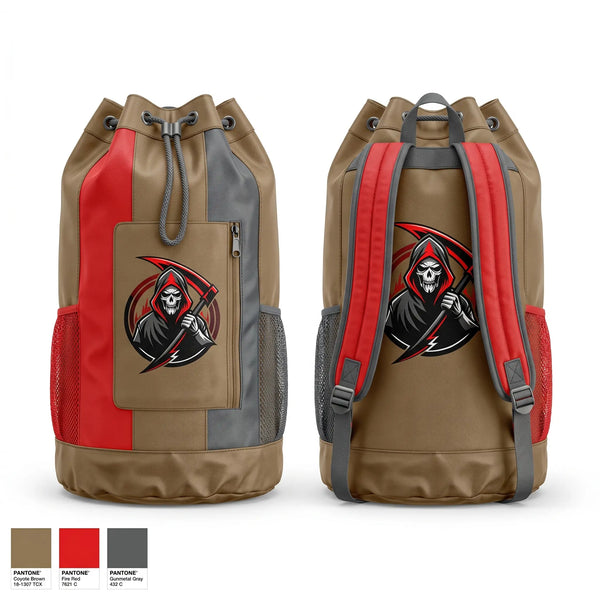 Gear Bag, Reaper Platoon, Army, Teamtime, Team time, sublimation, custom sports apparel, team uniforms, spirit wear, spiritwear, sports uniforms, custom shirts, team store, custom team store, fundraiser sports, apparel fundraiser