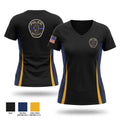 Maryville IL Police Department Women's Short Sleeve V-neck Shirt - 1