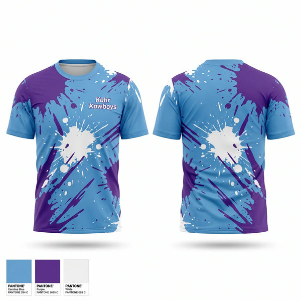 Short Sleeve Performance Shirt, Kohr Kowboys, Baseball, Teamtime, Team time, sublimation, custom sports apparel, team uniforms, spirit wear, spiritwear, sports uniforms, custom shirts, team store, custom team store, fundraiser sports, apparel fundraiser