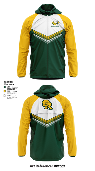 Windbreaker, Eagles, Cheer, Teamtime, Team time, sublimation, custom sports apparel, team uniforms, spirit wear, spiritwear, sports uniforms, custom shirts, team store, custom team store, fundraiser sports, apparel fundraiser