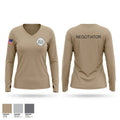 Louisiana Association of Crisis Negotiators Women's Long Sleeve V-neck Shirt - 1
