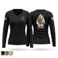 JCSO SWAT1 Women's Long Sleeve V-neck Shirt - 1