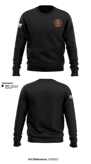 Crew Neck Sweatshirt, Lower Saucon Fire Rescue, Fire Department, Teamtime, Team time, sublimation, custom sports apparel, team uniforms, spirit wear, spiritwear, sports uniforms, custom shirts, team store, custom team store, fundraiser sports, apparel fundraiser