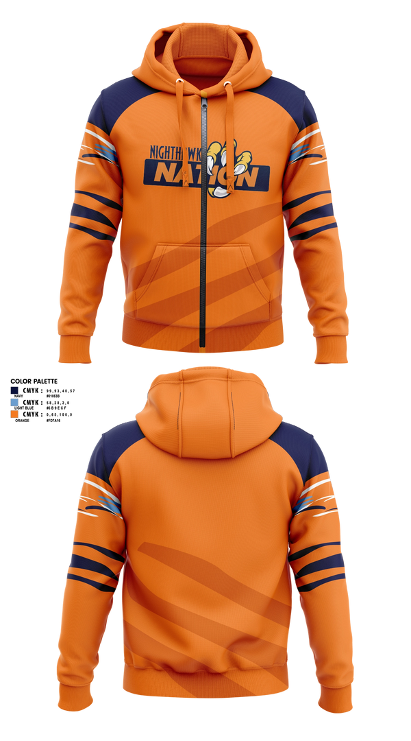 Zip Hoodie, Herbert Akins Road Middle School, Track & Field, Teamtime, Team time, sublimation, custom sports apparel, team uniforms, spirit wear, spiritwear, sports uniforms, custom shirts, team store, custom team store, fundraiser sports, apparel fundraiser