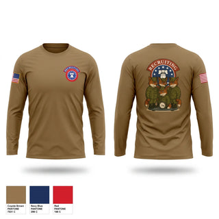 Long Sleeve Performance Shirt, Tinton Falls Recruiting Station / 1K4F, Army, Teamtime, Team time, sublimation, custom sports apparel, team uniforms, spirit wear, spiritwear, sports uniforms, custom shirts, team store, custom team store, fundraiser sports, apparel fundraiser