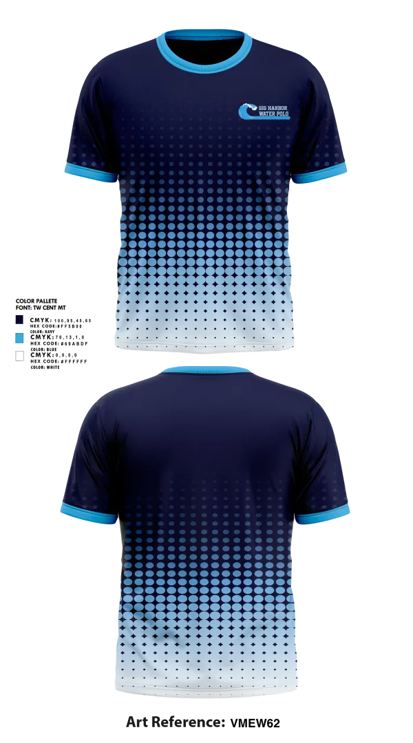 Short Sleeve Performance Shirt, Gig Harbor Water Polo, Water Polo, Teamtime, Team time, sublimation, custom sports apparel, team uniforms, spirit wear, spiritwear, sports uniforms, custom shirts, team store, custom team store, fundraiser sports, apparel fundraiser