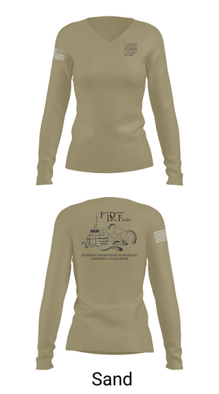 Womens Long Sleeve Vneck Shirt, Naval Submarine Support Facility, Navy, Teamtime, Team time, sublimation, custom sports apparel, team uniforms, spirit wear, spiritwear, sports uniforms, custom shirts, team store, custom team store, fundraiser sports, apparel fundraiser