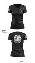 District I Street Crimes 1468514 Women's Short Sleeve V-neck Shirt - 104
