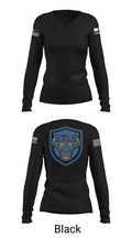 3rd Chemical Brigade H2F 36811155 Women's Long Sleeve V-neck Shirt - 37