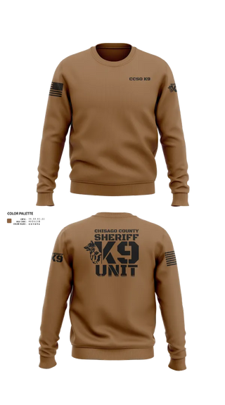 Crew Neck Sweatshirt, Chisago County K9 Unit, , Teamtime, Team time, sublimation, custom sports apparel, team uniforms, spirit wear, spiritwear, sports uniforms, custom shirts, team store, custom team store, fundraiser sports, apparel fundraiser