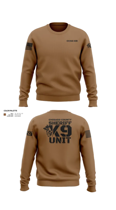 Chisago County K9 Unit 88074556 Crew Neck Sweatshirt - 111