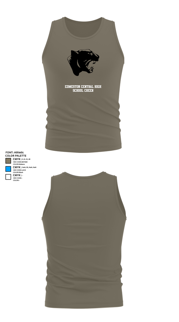 Tank Top, Edmeston Central High School Cheer, Cheer, Teamtime, Team time, sublimation, custom sports apparel, team uniforms, spirit wear, spiritwear, sports uniforms, custom shirts, team store, custom team store, fundraiser sports, apparel fundraiser