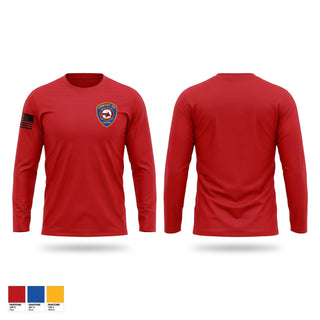 Long Sleeve Performance Shirt, Comfort Volunteer Fire Department, Fire Department, Teamtime, Team time, sublimation, custom sports apparel, team uniforms, spirit wear, spiritwear, sports uniforms, custom shirts, team store, custom team store, fundraiser sports, apparel fundraiser