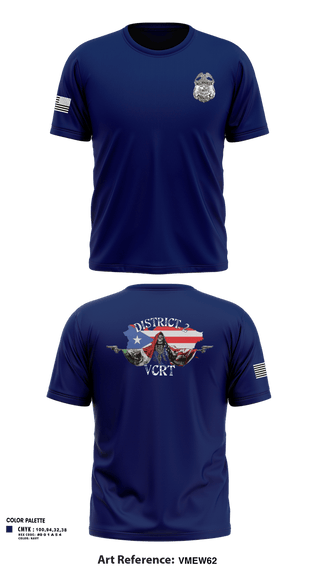 Old School Cotton Feel Shirt, D2 Violent Crime Reduction Team, Police, Teamtime, Team time, sublimation, custom sports apparel, team uniforms, spirit wear, spiritwear, sports uniforms, custom shirts, team store, custom team store, fundraiser sports, apparel fundraiser