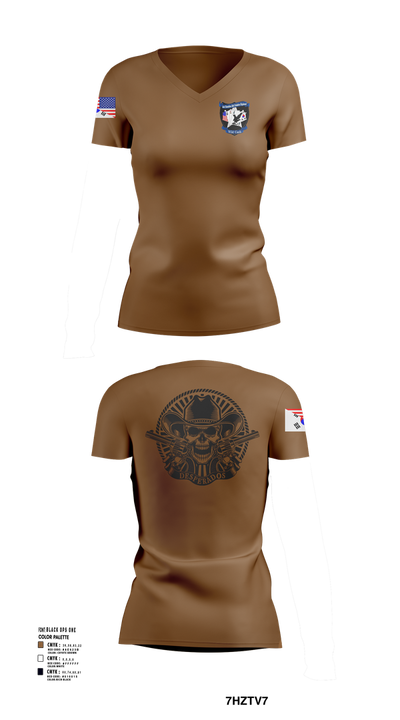 Desperados 24416506 Women's Short Sleeve V-neck Shirt - 101