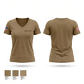 44th Air Defense Artillery Regiment 94212432 Women's Short Sleeve V-neck Shirt - 1