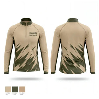 Quarter Zip Jacket, Bunnell’s Pest Control, Softball, Teamtime, Team time, sublimation, custom sports apparel, team uniforms, spirit wear, spiritwear, sports uniforms, custom shirts, team store, custom team store, fundraiser sports, apparel fundraiser