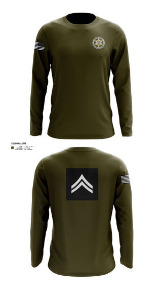 Long Sleeve Performance Shirt, Wayne County Sheriff’s Department, Police, Teamtime, Team time, sublimation, custom sports apparel, team uniforms, spirit wear, spiritwear, sports uniforms, custom shirts, team store, custom team store, fundraiser sports, apparel fundraiser