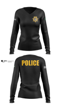 Nashville Police Department Women's Long Sleeve V-neck Shirt - 5