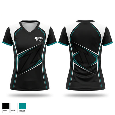 Mach 1 Prep Women's Short Sleeve V-neck Shirt - 1
