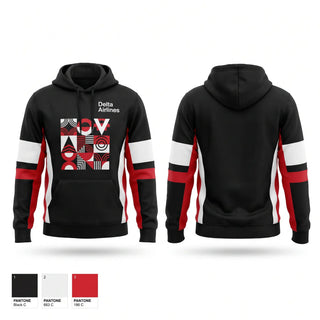 Hoodie, Delta Airlines, , Teamtime, Team time, sublimation, custom sports apparel, team uniforms, spirit wear, spiritwear, sports uniforms, custom shirts, team store, custom team store, fundraiser sports, apparel fundraiser